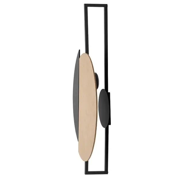 Naścienna lampa Sunset Natural C 10578 Nowodvorski sun drewniana