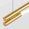 Lampa wisząca Rosa MOD166PL-L20G3K LED 21W 3000K podłużna złota