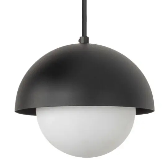 Nowoczesna wisząca lampa szynowa 1-fazowa Tracer 10648 kula czarny