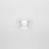 Kwadratowa lampa podtynkowa Alfa DL043-01-10W4K-SQ-W LED 10W 4000K biały