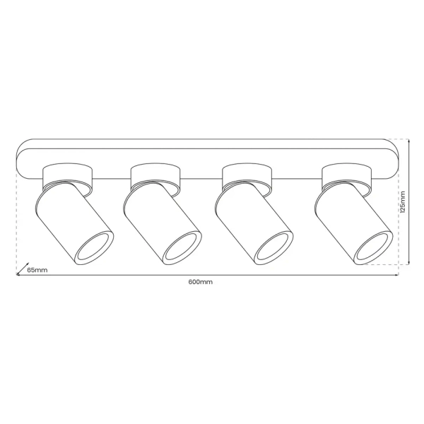 Modernistyczna lampa sufitowa ANDY ML9938 do jadalni biało złoty