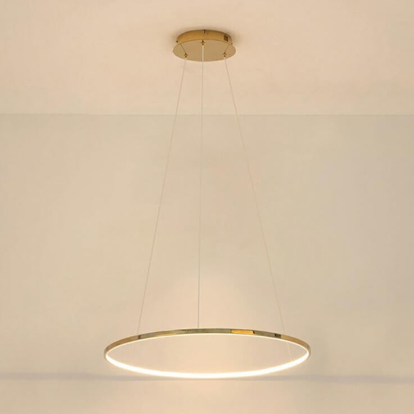 Ringowa lampa wisząca Ring Slim MSE1501100155 Moosee LED 20W 3000K złota