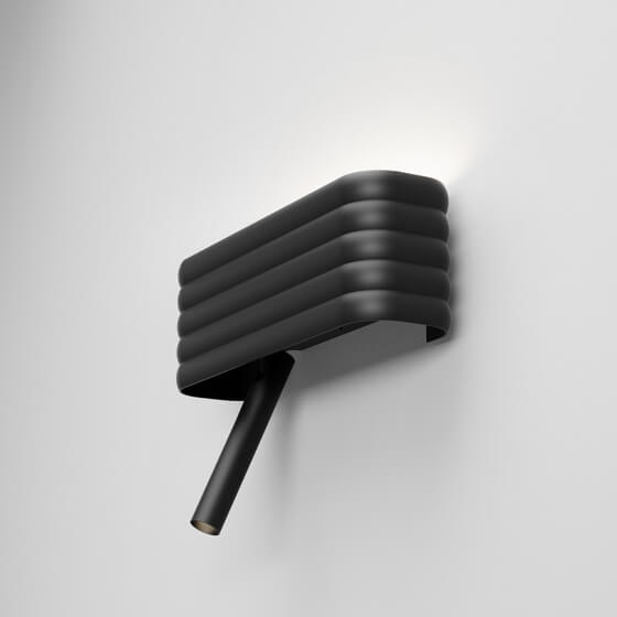 Lampa ścienna tubka regulowana RIBBY 26599-M930-Y6-00-12 LED 6,5W 3000K czarny metalowy