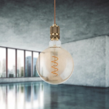 Dekoracyjna ŻARÓWKA industrialna 11404F  Globo LED G125 E27 globe 4W 200lm 230V 2000K biała ciepła