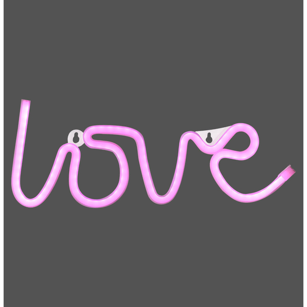Lampa ścienna NEON-LOVE 85021-87 Just Light LED 6,5W do sypialni różowy