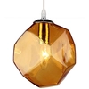 Lampa wisząca JEWEL 31-42934 geometryczna zwis szklany żółty