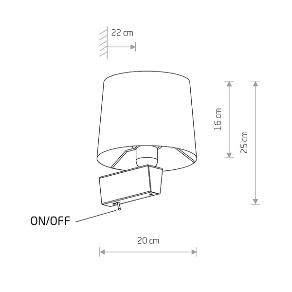 LAMPA ścienna CHILLIN 8201 Nowodvorski klasyczna OPRAWA abażurowy kinkiet biały