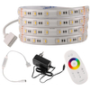 Zestaw taśma LED sterownik zasilacz pilot 319296 22W IP65 3m biała