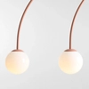 Molekułowa lampa wisząca nad stół UNA 1116L11_S Aldex koralowy