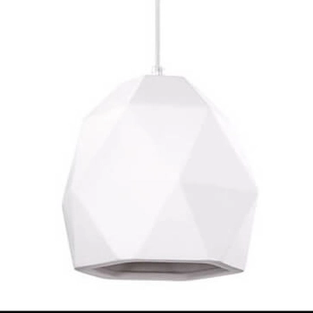 Wisząca lampa Mint SL.1251 geometryczna nad stół biała