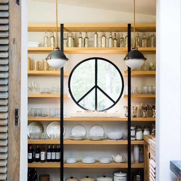 Wisząca lampa do spiżarni QN-FLETCHER-P-M-AZ ball biała