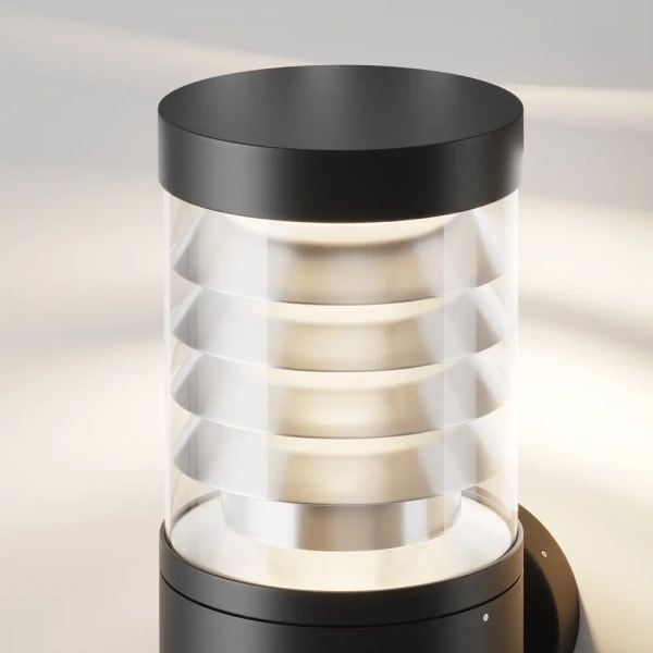 Zewnętrzny kinkiet ścienny Spir O439WL-L12GF3K LED 12W 3000K IP65 grafit