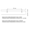 Taśma LED 18W 4000K COB 317643 Polux pasek 2 metry 1850lm biały