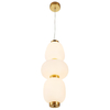 Zwieszana lampa BRILLA ST-CP241210-3L złota LED 69W 3000K złoty biały