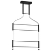 Futurystyczna lampa wisząca ALHA 9057 Shilo LED 32W 3000K czarna