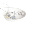 Lampa wisząca ring Utito ABR-LWOR-UTTIO LED 50W 2700-6500K biała drewniana