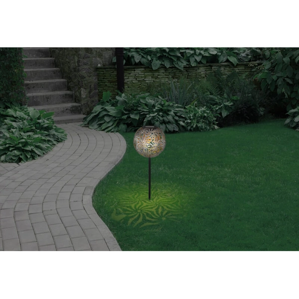 Lampa zewnętrzna Solar 33632 Globo LED 0,06W 3000K ball kula IP44 srebrna