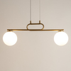 Modernistyczna lampa wisząca molekuły Tes 33632 Sigma kule biała złota