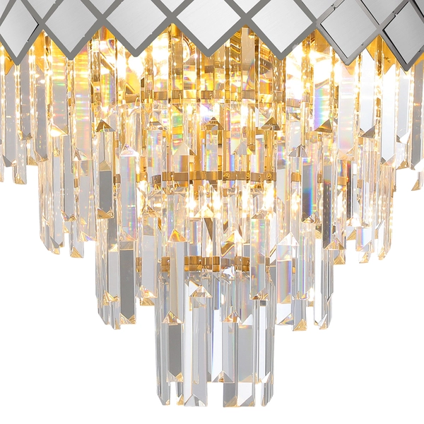 Sufitowa lampa kryształowa Carisma ML8888 Milagro glamour chrom