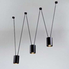 LAMPA wisząca VIWIN 9022 Shilo metalowy OPRAWA zwis tuby czarne