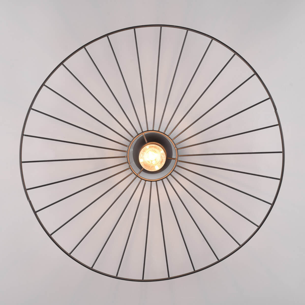Nasufitowa lampa Chapeau R61451032 RL Light kapelusz japandi czarna