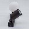 Naścienna lampa regulowana Vox 10148 bubble tubka czarna biała