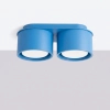 Sufitowy downlight MODO błękitny SL.2487 2xGx53 metalowy do jadalni
