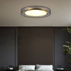 Okrągła lampa sufitowa Golden eye MDG60NW LED 60W 4000K srebrna mosiądz