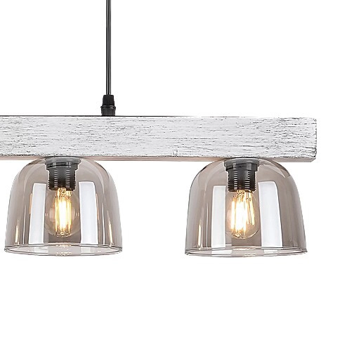 Jadalniana lampa wisząca Cardamom 3120 na listwie nad stół czarna srebrna