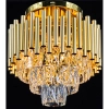Kryształowa sufitowa lampa Bari 6230/4B TR glamour złoty