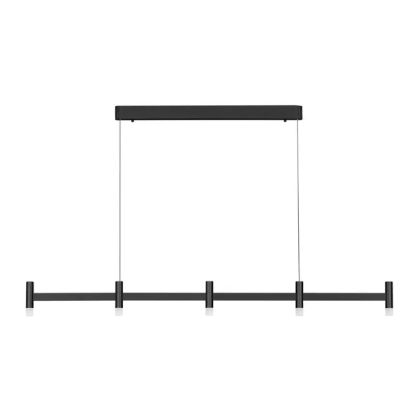 Wisząca lampa metalowa CORVETA LE45424 LED 21W 3000K ściemnialna czarna