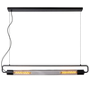 LAMPA wisząca CALIXT 05433/02/30 Lucide metalowa OPRAWA industrialny zwis czarny