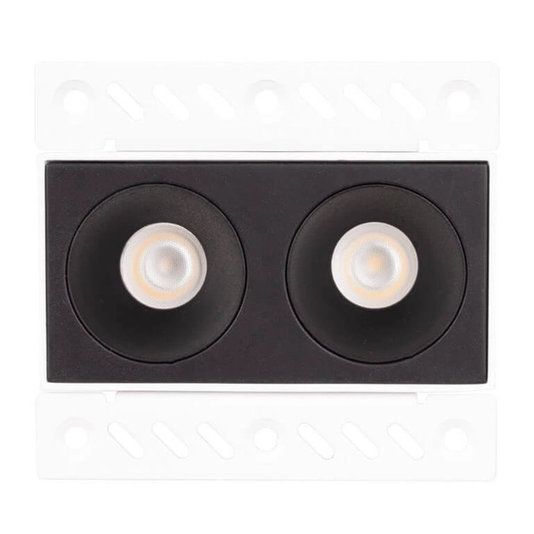 Lampa wpustowa z modułem LED i zasilaczem Modular H180.05 + HM180 2L + HT180 6W ON/OFF Maxlight LED 6W 3000K czarna biała