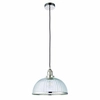 Klasyczna lampa wisząca szklana nikiel przezroczysty Hansen OUTLET