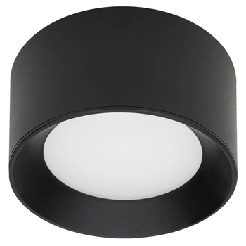 Okrągła lampa sufitowa Sirius WG-606A/BJ-WW/MULTI Italux LED 13W 3000-4000K IP44 czarna