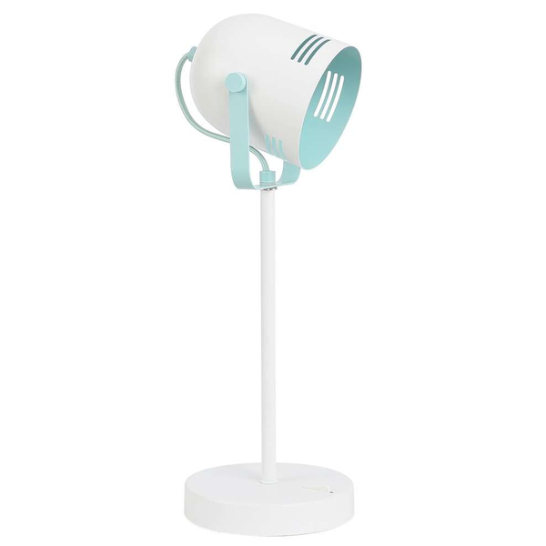 Stojąca LAMPA biurkowa MINUET 7015 Rabalux regulowana LAMPKA reflektorek pastelowy biały miętowy