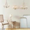 Lampa wisząca na łańcuchu Lullaby LULLABY-5CR złoty kremowy