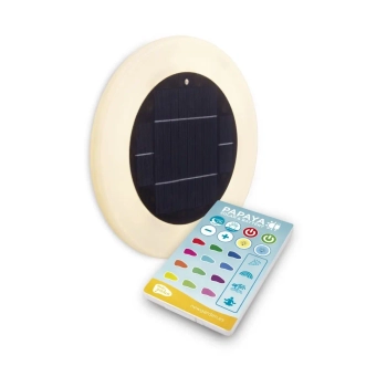 Solarna lampa basenowa PAPAYA 3094 LED 7W 2700k IP68 czarna biała