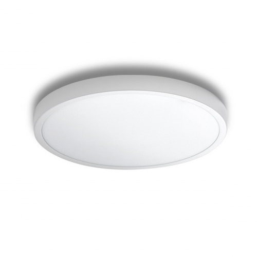 Biały plafon natynkowy Malta LED 24W do jadalni nad stół