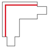 Kątowy L-ŁĄCZNIK uziemienie lewe CTLS POWER L CONNECTOR CTLS 8705 Nowodvorski do 3-fazowej szyny natynkowej 230V biały