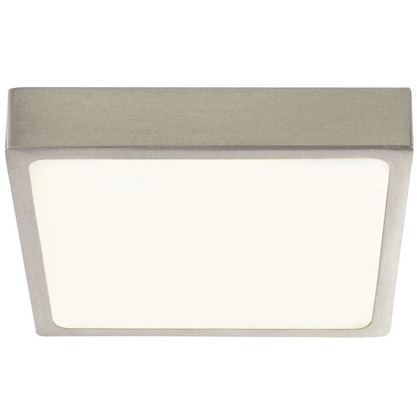 LAMPA sufitowa VITOS 12367-15 Globo kwadratowa OPRAWA metalowa LED 15W 4000K plafon nikiel