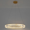 Glamour lampa wisząca Liberty LED 24W 3000K złoty ring