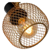 Kinkiet LAMPA ścienna MAREN 77978/01/02 Lucide regulowana OPRAWA reflektorek sufitowy loft mosiądz złoty