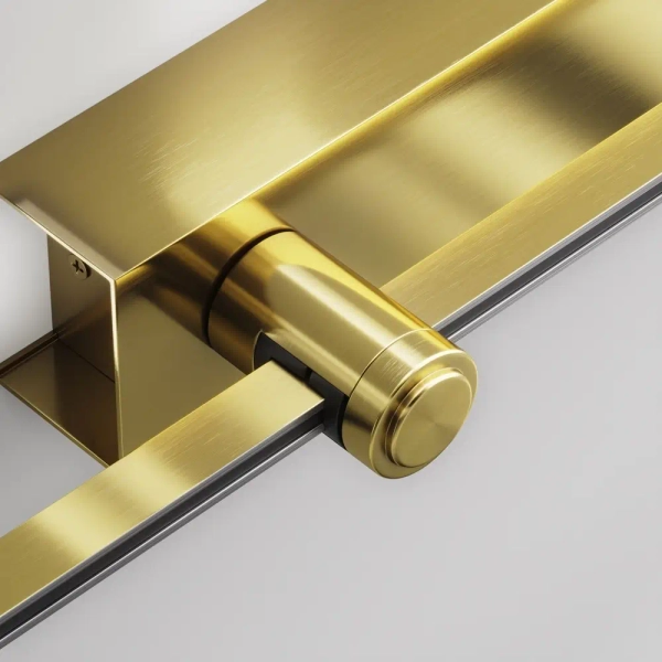 Podwójny uchwyt ścienny magnetyczny Flarity TRA155CW-BB-BS mosiądz