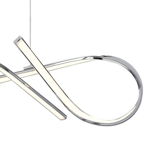 LAMPA wisząca ANIELA 2188 Rabalux metalowa OPRAWA zwis LED 20W 4000K spirala chrom