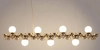 Lampa wisząca Pearls JD8313-7 bańki bubbles złota biała