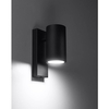 Salonowy kinkiet minimalistyczny SL.1077 czarna lampa ścienna