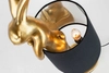 Lampa stołowa Kare Rabbit 53470 dekoracyjna złota czarna