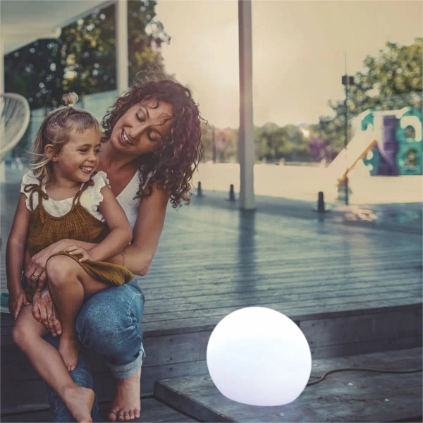 Ledowa lampa ogrodowa okrągła BULY 3125 LED 3W 2700K IP65 biała