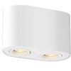 Sufitowa lampa plafon Kobald 2052 biały downlight podwójny do sypialni